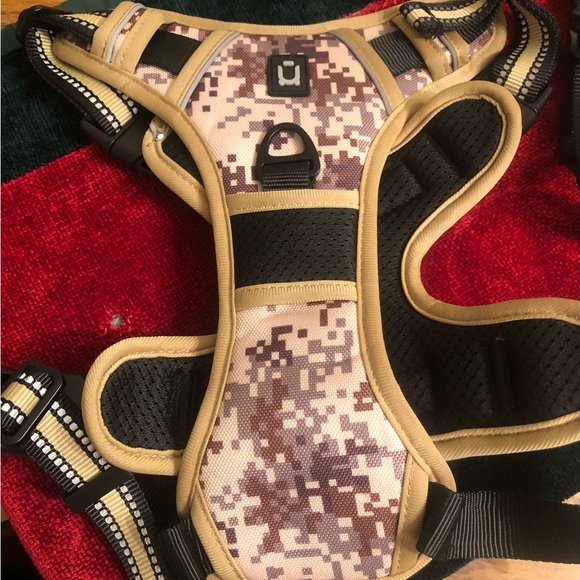 3 Piece Large Dog Heavy Duty Tactical Reflective Harness, Collar, and Leash - Picture 1 of 9